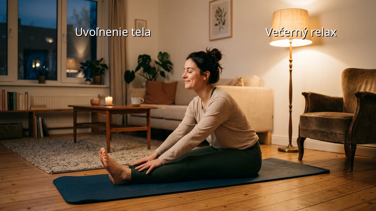 Cvičenia na uvoľnenie tela po ťažkom dni