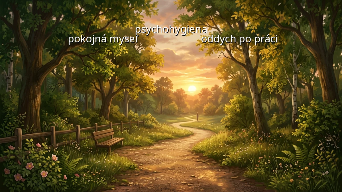 Prechádzka pre pokojnú myseľ po práci