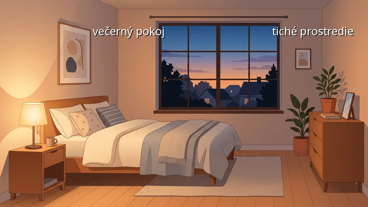 Výhody ticha pre psychickú pohodu večer